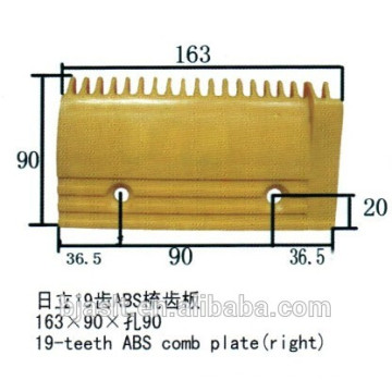 19 dientes ABS, Escalador plato de plástico Placa para Escalera Partes